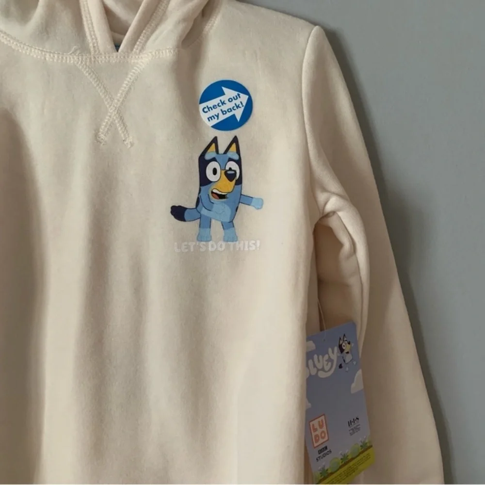 NWT. BLUEY Kids Hoodie & Jogger Set